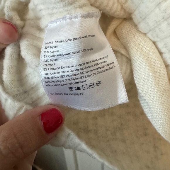 Lululemon Restful Intention Sweater in Angel Wing / Heathered Light Ivory - Picture 13 of 14